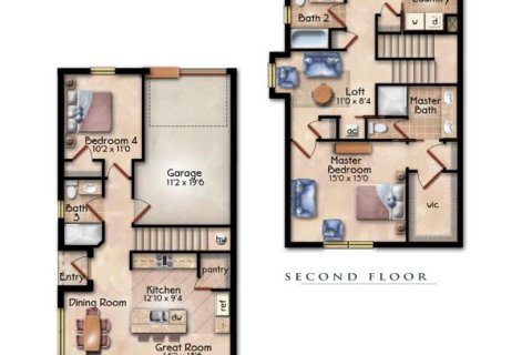Villa ou maison à vendre à Stuart, Floride: 4 chambres, 151.52 m2 № 2439209 - photo 3