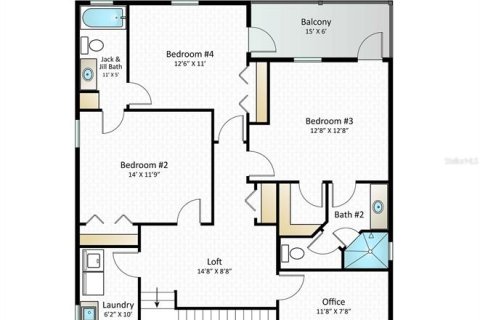 Купить виллу или дом в Сарасота, Флорида 9 комнат, 255.48м2, № 1640124 - фото 5