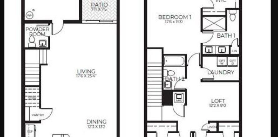 Townhouse in Fort Lauderdale, Florida 3 bedrooms, 171.31 sq.m. № 1152227