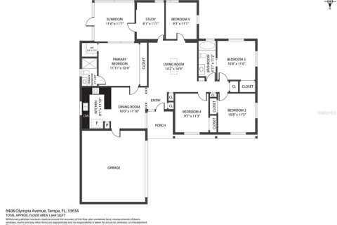 Villa ou maison à vendre à Tampa, Floride: 4 chambres, 153.85 m2 № 1884027 - photo 11