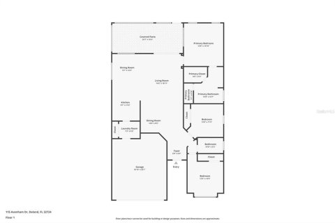 Villa ou maison à vendre à DeLand, Floride: 3 chambres, 156.73 m2 № 2148228 - photo 2