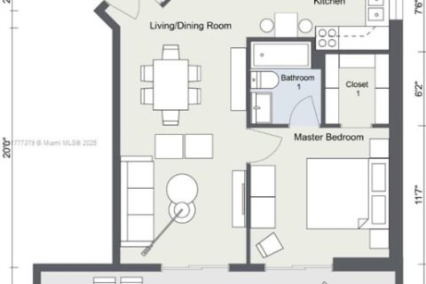 Condo in Miami, Florida, 2 bedrooms  № 1705890 - photo 3