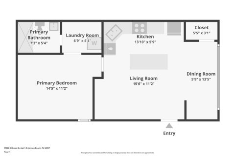 Condo in Jensen Beach, Florida, 1 bedroom  № 2242280 - photo 23