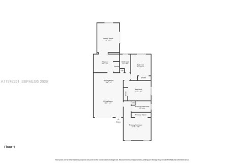 Villa ou maison à vendre à Cutler Bay, Floride: 3 chambres, 130.99 m2 № 2042076 - photo 27