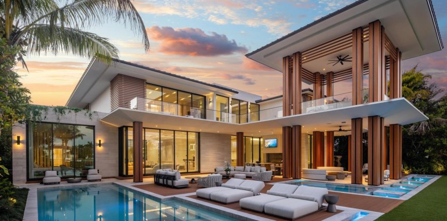 Villa ou maison à Palm Beach Gardens, Floride 6 chambres, 1303.23 m2 № 2146298