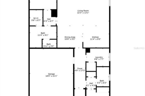 House in OCALA PRESERVE in Ocala, Florida 2 bedrooms, 122.45 sq.m. № 1915422 - photo 5