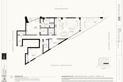 Condominio en venta en Sarasota, Florida, 2 dormitorios, 189.99 m2 № 2129507 - foto 16