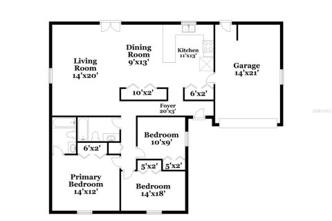 Villa ou maison à louer à Edgewater, Floride: 3 chambres, 115.2 m2 № 1820841 - photo 2