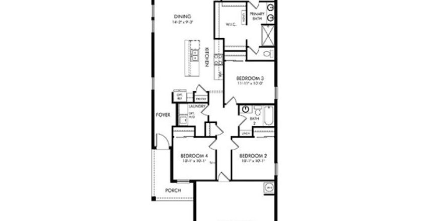 House in Salt Meadows - Premier Series in Parrish, Florida 4 bedrooms, 157 sq.m. № 589773