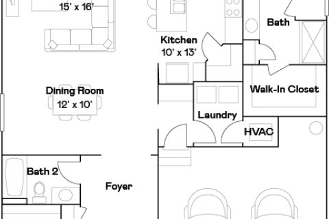 Casa en venta en New Port Richey, Florida, 2 dormitorios, 156.35 m2 № 1782592 - foto 1