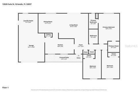 Villa ou maison à louer à Orlando, Floride: 3 chambres, 124.49 m2 № 2398675 - photo 2