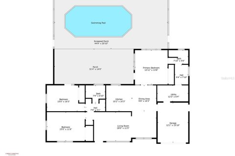 House in Saint Petersburg, Florida 3 bedrooms, 125.88 sq.m. № 1899684 - photo 20