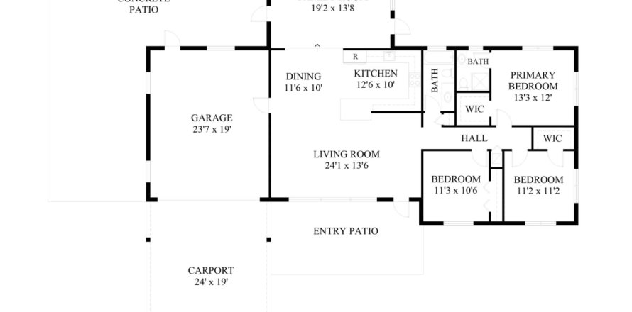 Villa ou maison à Lake Clarke Shores, Floride 3 chambres, 158.12 m2 № 1047911