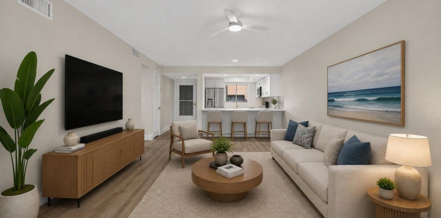 Condo à Jensen Beach, Floride, 2 chambres  № 2290315