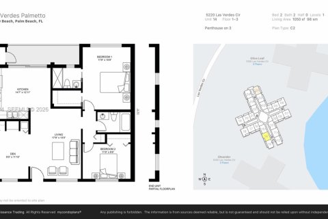 Condominio en Delray Beach, Florida, 2 dormitorios  № 2047145