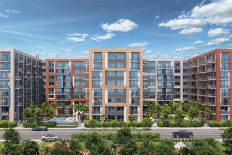 Снять в аренду квартиру в Майами, Флорида 1 спальня, 60.2м2, № 1970802 - фото 1