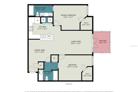 Condo in Tampa, Florida, 2 bedrooms № 2420614 - photo 22