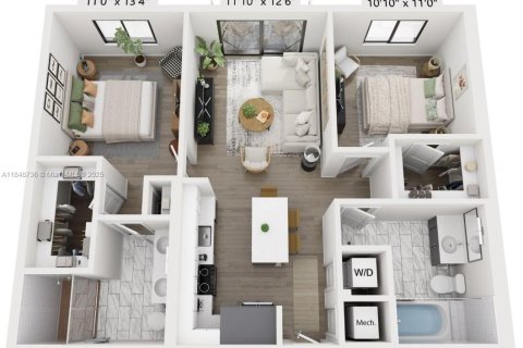 Appartement à louer à Miami, Floride: 2 chambres, 92.34 m2 № 1850445 - photo 2