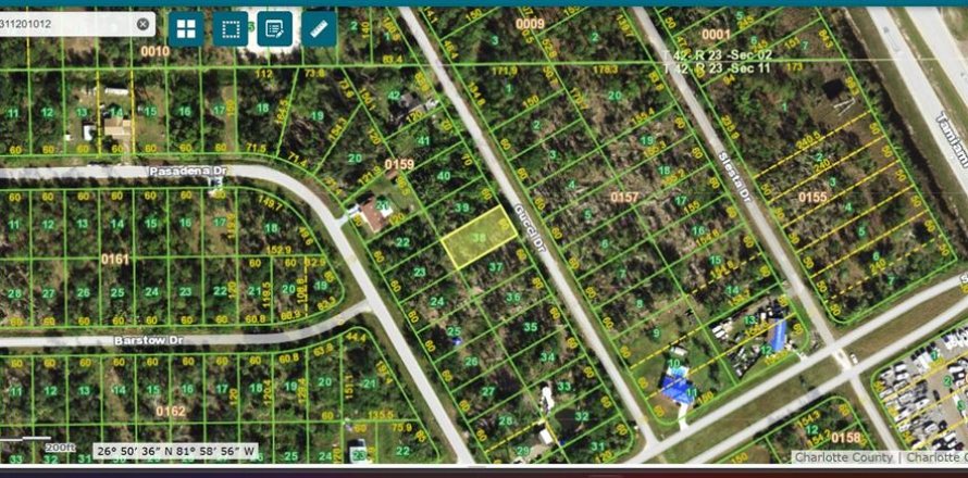 Land in Punta Gorda, Florida № 2160074