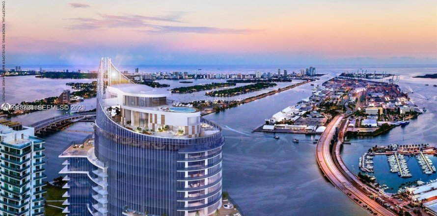 Кондоминиум с 4 спальнями в Майами, Флорида № 1982109