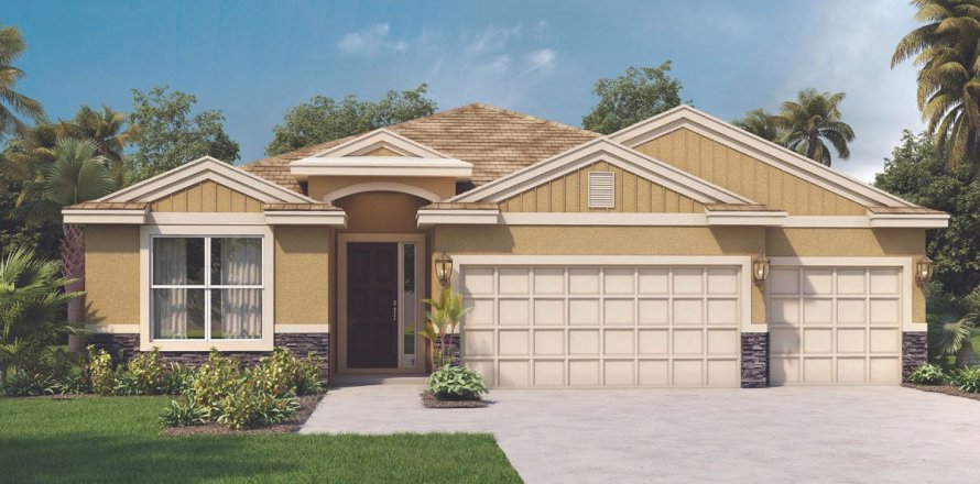 Дом в Victoria Oaks в Деланд, Флорида 4 комнаты, 219м2 № 635883