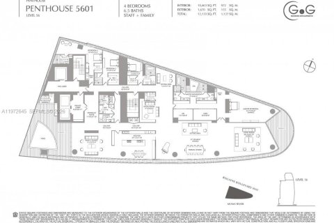 Купить кондоминиум в Майами, Флорида 5 спален, 846.43м2, № 2033798 - фото 21