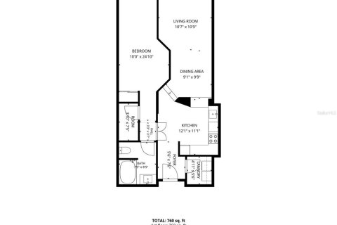 Condo in Tampa, Florida, 1 bedroom  № 2238638 - photo 29