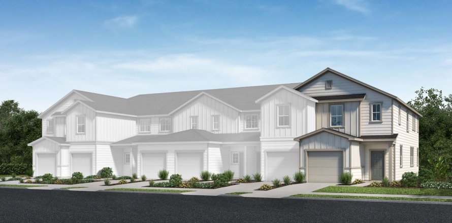 Таунхаус в Greenland Place Townhomes в Джэксонвилл, Флорида 3 комнаты, 148м2 № 437208