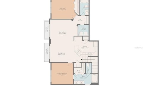 Townhouse in Riverview, Florida 2 bedrooms, 120.59 sq.m. № 2149972 - photo 23