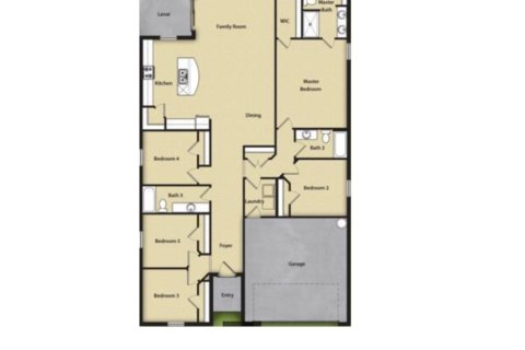 House floor plan «House», 5 bedrooms in Deltona DeLand