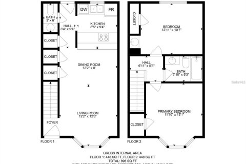 Condo in Plant City, Florida, 2 bedrooms  № 1760279 - photo 6