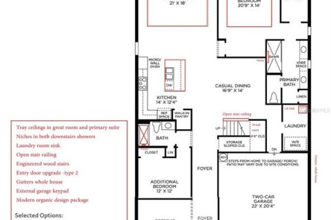 House in Apopka, Florida 5 bedrooms, 311.59 sq.m. № 2216152 - photo 3