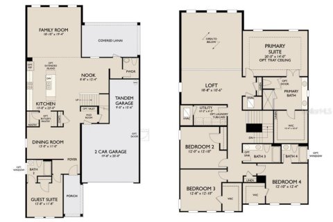 Villa ou maison à louer à Minneola, Floride: 5 chambres, 344.2 m2 № 2437405 - photo 18