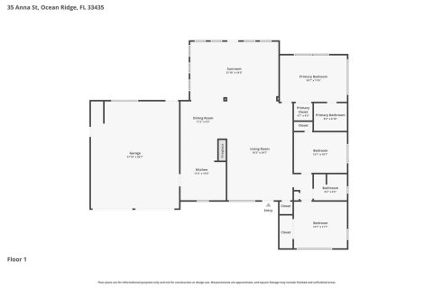 Villa ou maison à vendre à Ocean Ridge, Floride: 3 chambres, 181.9 m2 № 2087474 - photo 23