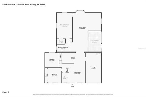 House in Port Richey, Florida 3 bedrooms, 149.02 sq.m. № 2330241 - photo 21