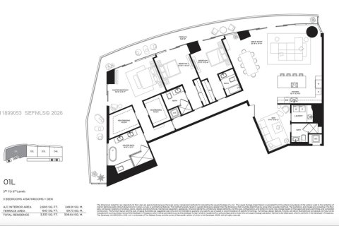 Condo in Miami, Florida, 4 bedrooms  № 2081628 - photo 3