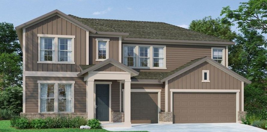 House in Falls at Shearwater - 60' in Saint Augustine, Florida 4 bedrooms, 284 sq.m. № 437200