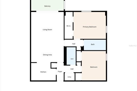 Condo in Saint Pete Beach, Florida, 2 bedrooms  № 2403309 - photo 3