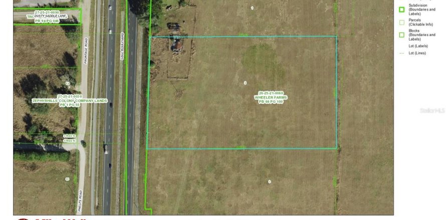 Terreno en Zephyrhills, Florida № 1808097