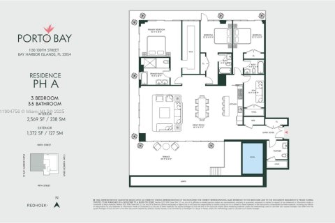 Condominio en venta en Bay Harbor Islands, Florida, 3 dormitorios, 238.67 m2 № 1956351 - foto 3