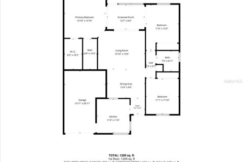 Duplex in Dunnellon, Florida 3 bedrooms, 128.21 sq.m. № 2239109 - photo 27