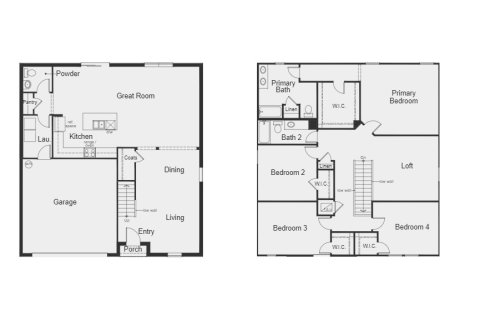 House floor plan «House», 4 bedrooms in Sawgrass Lakes II