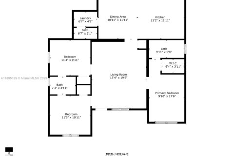 House in Fort Lauderdale, Florida 3 bedrooms, 120.4 sq.m. № 1875391 - photo 9