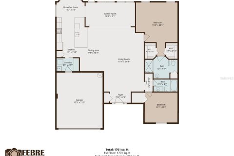 House in Hudson, Florida 2 bedrooms, 167.69 sq.m. № 2416720 - photo 2