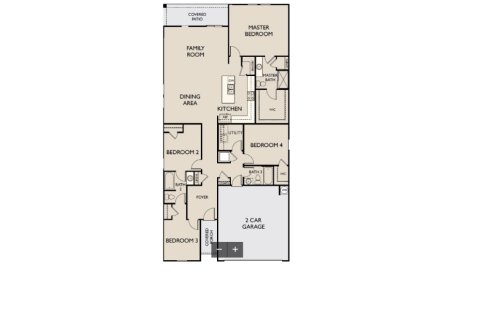 House floor plan «House », 4 bedrooms in Hidden Creek