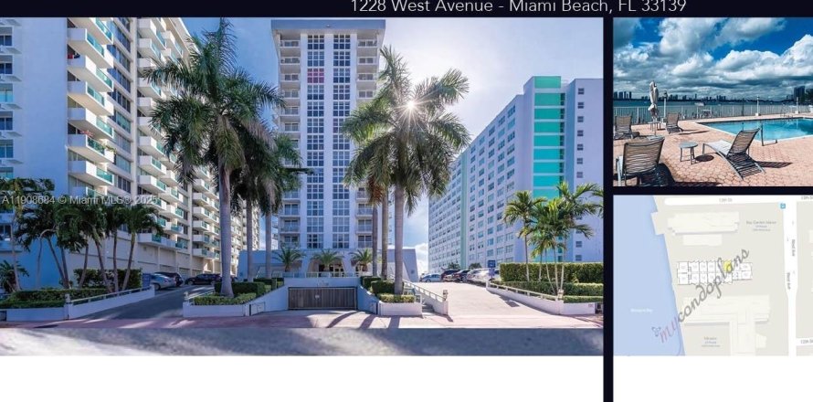 Condo à Miami Beach, Floride, 1 chambre № 1964623