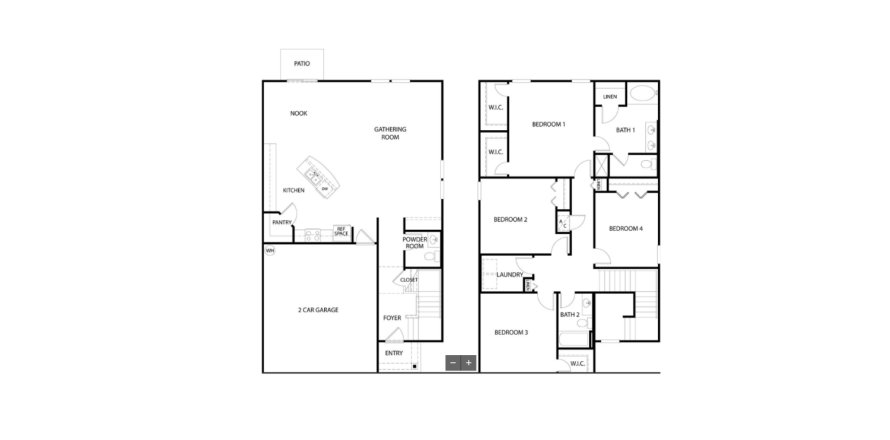 House in Grand Reserve Express in Bunnell, Florida 4 bedrooms, 205 sq.m. № 611513