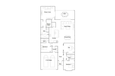 Townhouse floor plan «209SQM MARIA», 3 bedrooms in HERITAGE LANDING