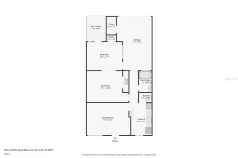 Townhouse in Sun City Center, Florida 2 bedrooms, 83.52 sq.m. № 2208207 - photo 20