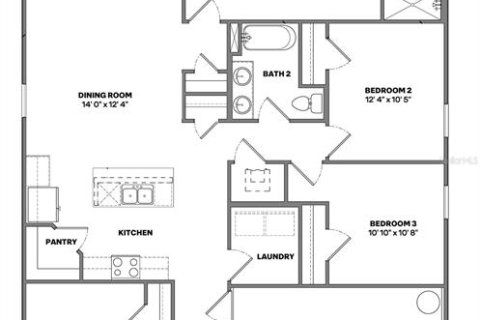 Купить виллу или дом в Алачуа, Флорида 3 комнаты, 153.94м2, № 2097396 - фото 12